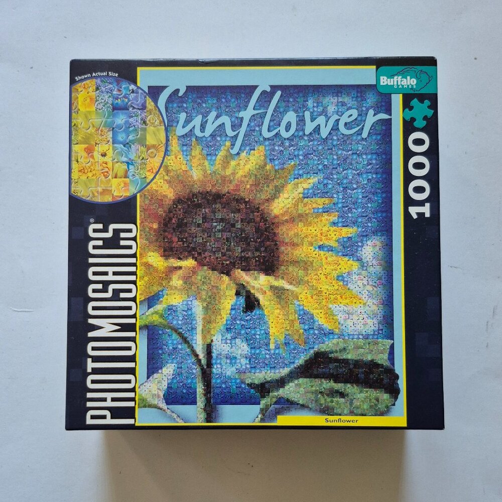 1000 Piece Photomosaic "Sunflower"  Jigsaw Puzzle